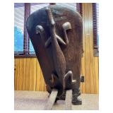 Wonderful old Relief Carved African Chief
