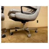 Lot of 3 Rolling Padded Office Swivel Chairs by LA-Z-BOY