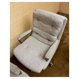 Lot of 3 Rolling Padded Office Swivel Chairs by LA-Z-BOY