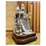 Large & Ornately Detailed Seated Chinese Royal Figure