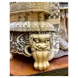 Large & Ornately Detailed Seated Chinese Royal Figure