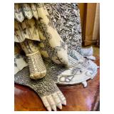 Large & Ornately Detailed Seated Chinese Royal Figure