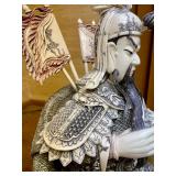 Large & Ornately Detailed Seated Chinese Royal Figure