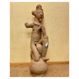 LARGE Ancient African Terracotta Kneeling Nok Figure