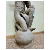 LARGE Ancient African Terracotta Kneeling Nok Figure