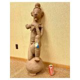 LARGE Ancient African Terracotta Kneeling Nok Figure