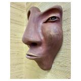 Fantastic Abstract 3D Face Wall Sculpture by Denise S. Tennen