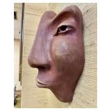 Fantastic Abstract 3D Face Wall Sculpture by Denise S. Tennen