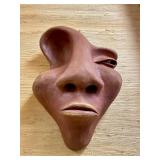 Fantastic Abstract 3D Face Wall Sculpture by Denise S. Tennen