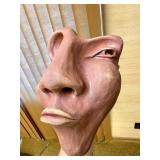 Fantastic Abstract 3D Face Wall Sculpture by Denise S. Tennen