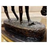 LARGE Old Vintage Frederic Remington Bronze Sculpture - "Norther"