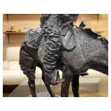 LARGE Old Vintage Frederic Remington Bronze Sculpture - "Norther"