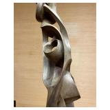 LARGE & Fantastic Abstract Wood Sculpture by Renowned Ecuadorian Wood Carver Luis Potosi