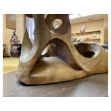 LARGE & Fantastic Abstract Wood Sculpture by Renowned Ecuadorian Wood Carver Luis Potosi