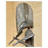 Incredible Old Bura/Bobo Standing Figure - Burkina Faso