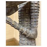 Incredible Old Bura/Bobo Standing Figure - Burkina Faso