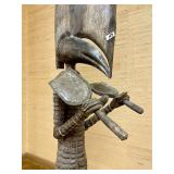 Incredible Old Bura/Bobo Standing Figure - Burkina Faso