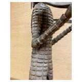 Incredible Old Bura/Bobo Standing Figure - Burkina Faso