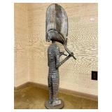 Incredible Old Bura/Bobo Standing Figure - Burkina Faso