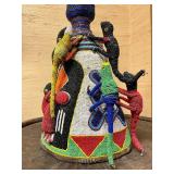 Large & Elaborate Old Yoruba Beaded Crown #2