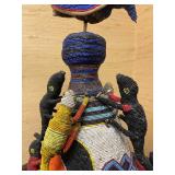 Large & Elaborate Old Yoruba Beaded Crown #2