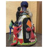Large & Elaborate Old Yoruba Beaded Crown #2