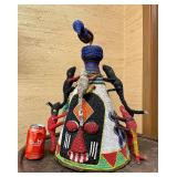 Large & Elaborate Old Yoruba Beaded Crown #2