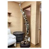LARGE & Fantastic Abstract Wood Sculpture by Renowned Ecuadorian Wood Carver Luis Potosi