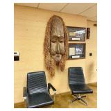 Wonderful LARGE Old Yaka Suku Mask