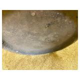 Impressive Old Benin Bronze Stool w/Leopard Base
