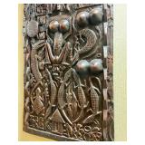 Massive & Amazing Relief Carved Dogon Door