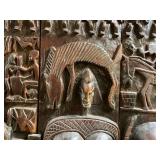 Massive & Amazing Relief Carved Dogon Door