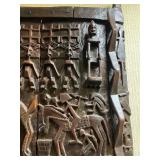 Massive & Amazing Relief Carved Dogon Door