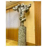 Monumental Abstract Sculpture by Czech Sculptor Jaroslav Vacek