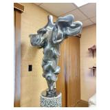 Monumental Abstract Sculpture by Czech Sculptor Jaroslav Vacek