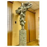 Monumental Abstract Sculpture by Czech Sculptor Jaroslav Vacek
