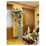 Monumental Abstract Sculpture by Czech Sculptor Jaroslav Vacek