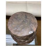 Old Carved Yoruba Ceremonial Ife Bowl w/Lid
