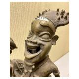 HUGE Old Benin Bronze Royal Processional Sculpture