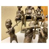 HUGE Old Benin Bronze Royal Processional Sculpture