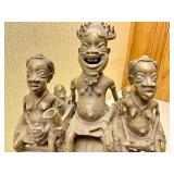 HUGE Old Benin Bronze Royal Processional Sculpture
