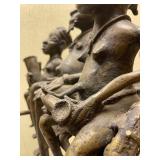 HUGE Old Benin Bronze Royal Processional Sculpture