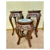 Matching Set of 3 Vintage Plant/Fern Stands