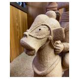 LARGE Ancient African Djenne Terracotta Equestrian Figural Sculpture