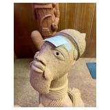 LARGE Ancient African Djenne Terracotta Equestrian Figural Sculpture