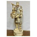 HUGE Vintage Japanese Carved Bone Figure