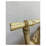 HUGE Vintage Japanese Carved Bone Figure