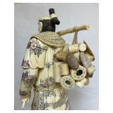 HUGE Vintage Japanese Carved Bone Figure