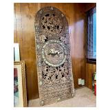 Large & Ornately Carved Bamoun / Bamileke Royal Palace Door
