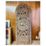 Large & Ornately Carved Bamoun / Bamileke Royal Palace Door